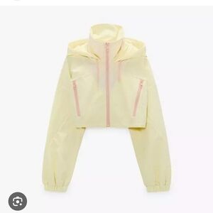 ZARA cropped raincoat